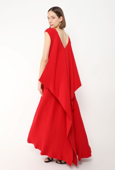 Valentino 2019 Cascading Cape Gown - 1