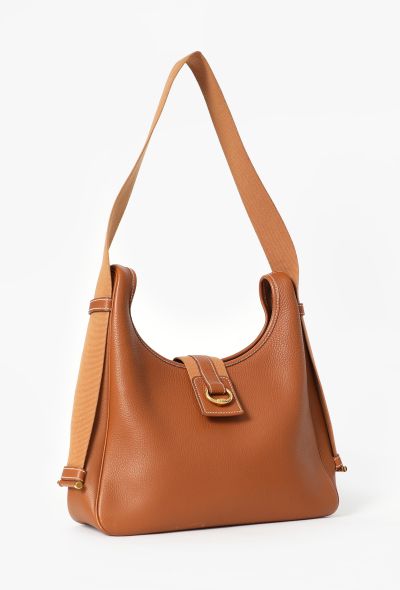 Hermès Vintage Gold Togo Tsako Bag - 2