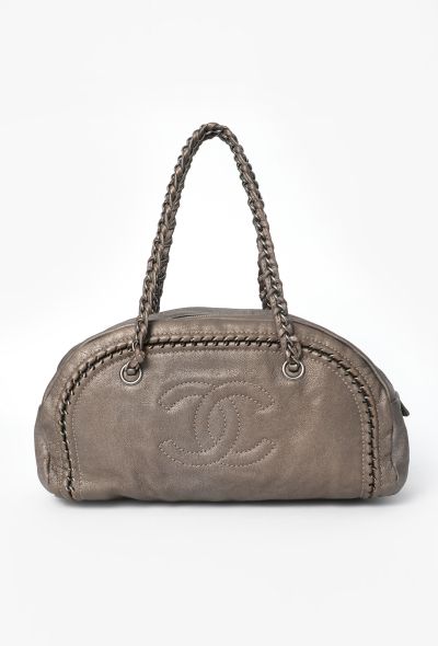 Chanel Metallic Ligne Bowler Bag - 1