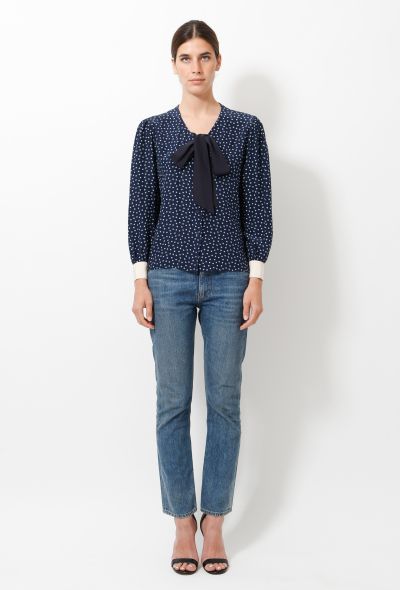                                         '70s Cloud Print Blouse -2