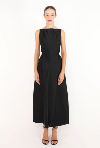 CJ Yoon Ono Satin Pleated Dress, 1990s - 2