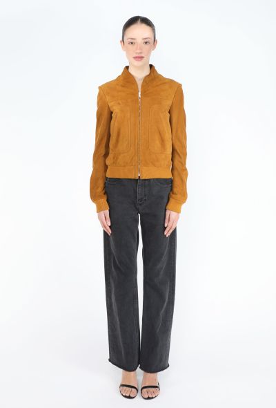 Balenciaga S/S 2006 Suede Bomber Jacket - 1