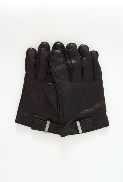 Gucci Rabbit Fur-Lined Leather Gloves - 1 Gucci Rabbit Fur-Lined Leather Gloves - 1