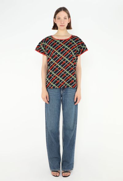 Céline Vintage Cotton Chainlink T-Shirt - 2