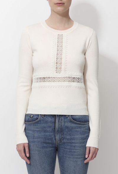                                         2015 Crochet Detail Sweater-1