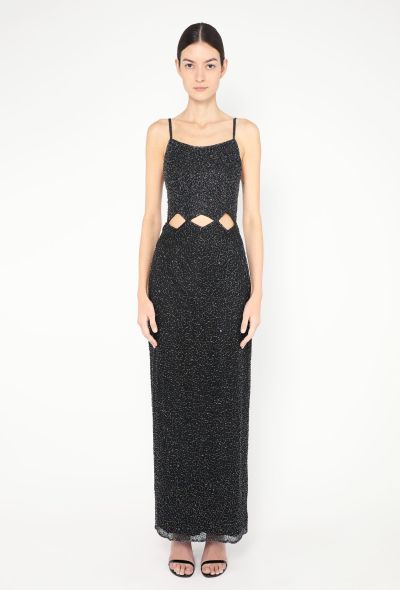 '90s Beaded Cut-Out Gown - 1 '90s Beaded Cut-Out Gown - 1