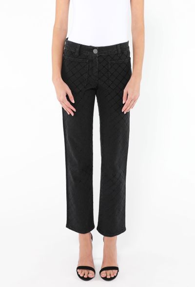 Chanel 2017 Flared Matelassé Jeans - 2