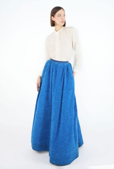 Saint Laurent Haute Couture 1976 Jacquard Maxi Skirt - 1