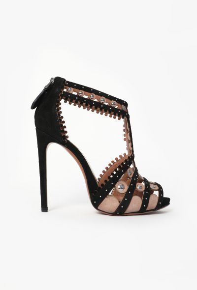Alaïa Gladiator Cut-Out Sandals - 1