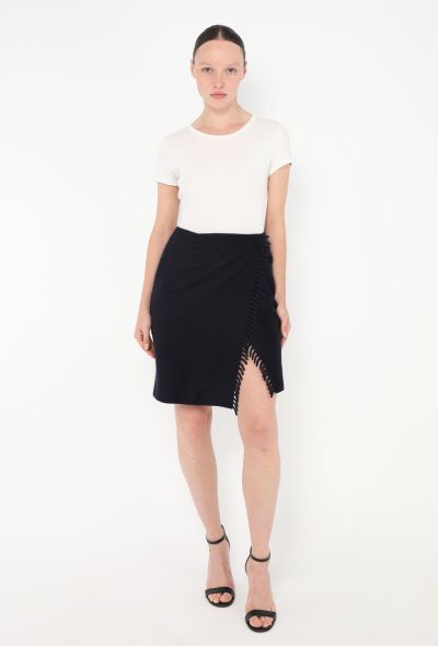 Prada 2023 Cashmere Wrap Skirt - 1