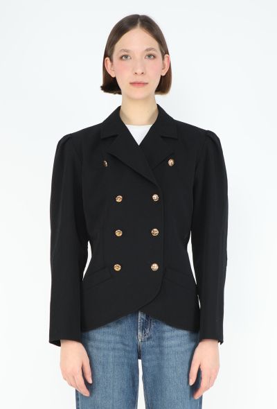 Saint Laurent '80s Double-Breasted Hourglass Blazer - 1