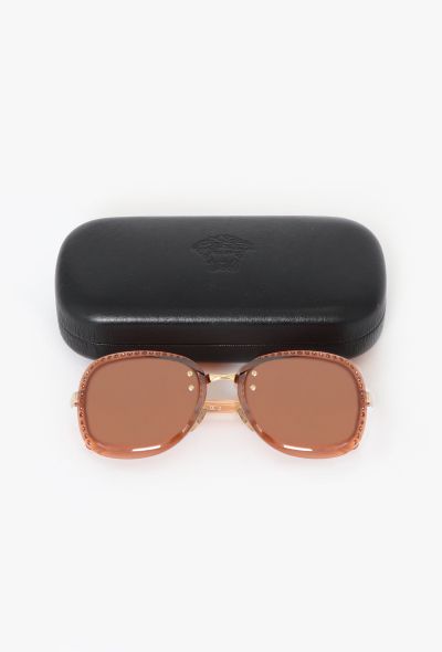 Gianni Versace '90s Embellished Rimless Sunglasses - 2 Gianni Versace '90s Embellished Rimless Sunglasses - 2
