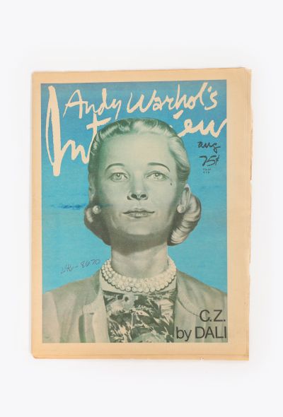 Interview Magazine RARE CZ Guest by Dalí, June 1976 - 1 Interview Magazine RARE CZ Guest by Dalí, June 1976 - 1
