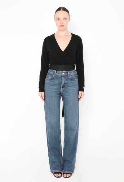 Chanel Vintage Cashmere Wrap Sweater - 2 Chanel Vintage Cashmere Wrap Sweater - 2