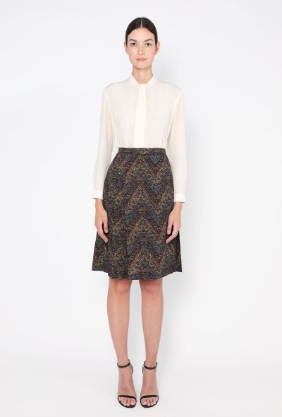 Saint Laurent '70s Printed Wrap Skirt - 1 Saint Laurent '70s Printed Wrap Skirt - 1