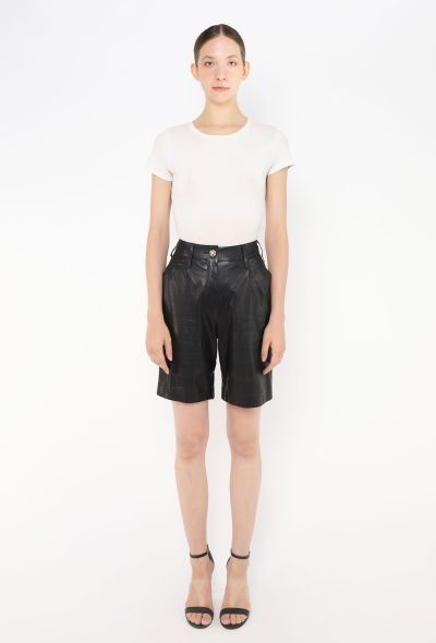 Chanel 2009 Lambskin 'CC' Shorts - 1
