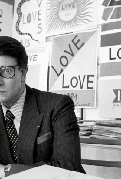 Saint Laurent Original Love Poster, 1988 - 2