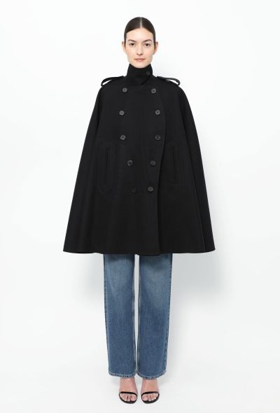 Valentino 2022 Double-Breasted Trench Cape - 1