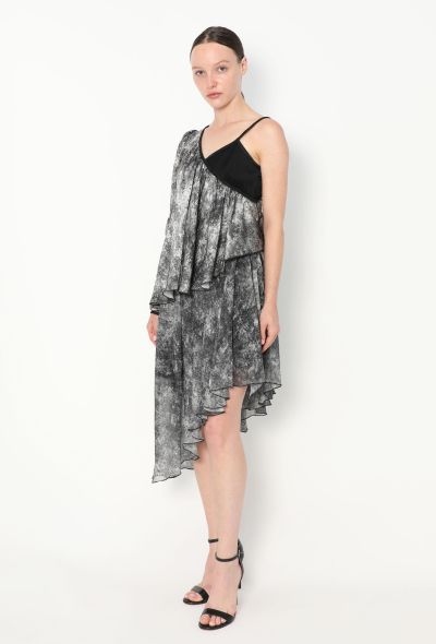 Rodarte F/W 2013 One-Shoulder Draped Silk Dress - 1 Rodarte F/W 2013 One-Shoulder Draped Silk Dress - 1