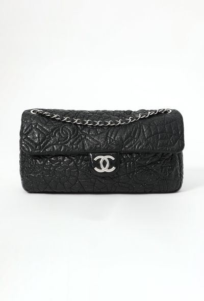 Chanel Graphic Edge Jumbo Flap Bag - 1