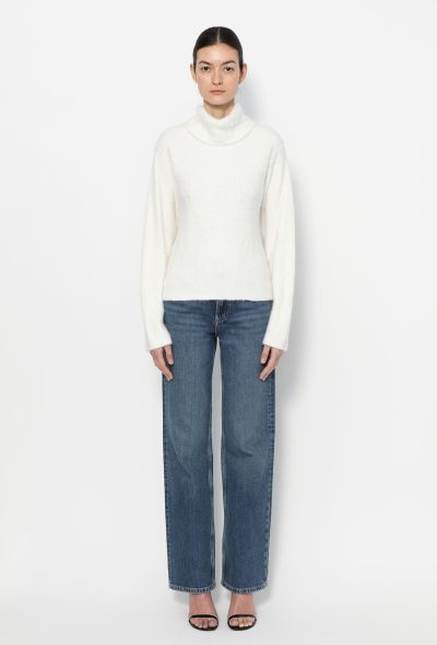 Céline Cotton Knit Turtleneck Sweater - 2