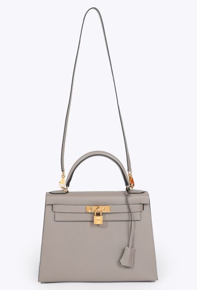 Hermès Gris Asphalte Epsom Kelly Sellier 28 - 2
