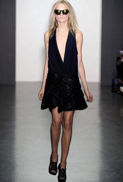 Proenza Schouler S/S 2010 Leather Jacket Skirt - 2