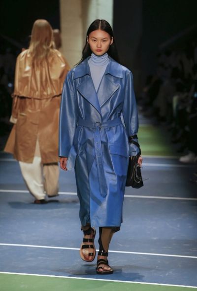 Céline Belted Leather Trench, F/W 2016 - 2