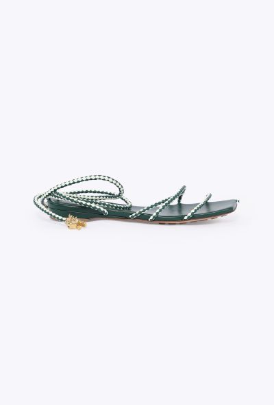 Bottega Veneta Adam Leather Wrap Sandals, 2022 - 1