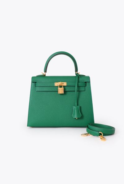 Hermès 2024 Vert Vertigo Epsom Kelly Sellier 25 - 1