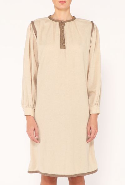 Saint Laurent Late '70s Russian Braided Trim Tunic - 2