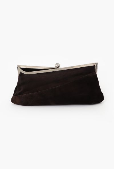 Cesare Puccini Suede Clutch - 1 Cesare Puccini Suede Clutch - 1