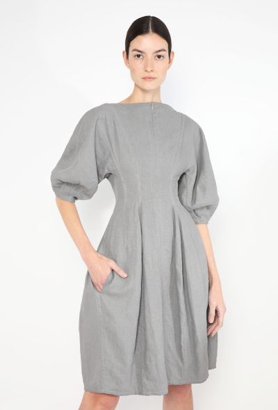 Céline S/S 2016 Cinched Linen Dress - 1
