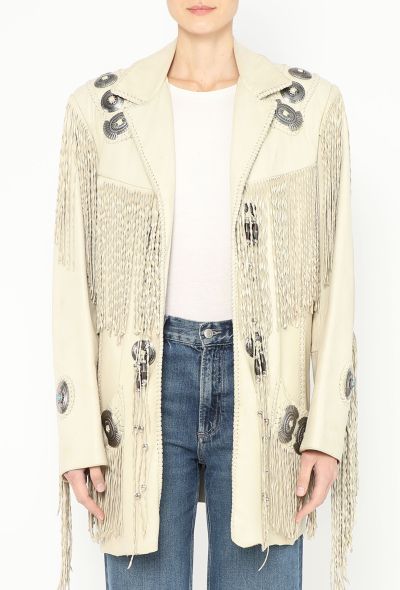 World Treasures Vintage Western Fringe Leather Jacket - 1 World Treasures Vintage Western Fringe Leather Jacket - 1