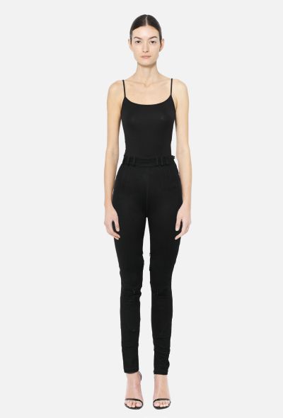 Balenciaga S/S 2003 Stitched Zipper Leggings - 1 Balenciaga S/S 2003 Stitched Zipper Leggings - 1