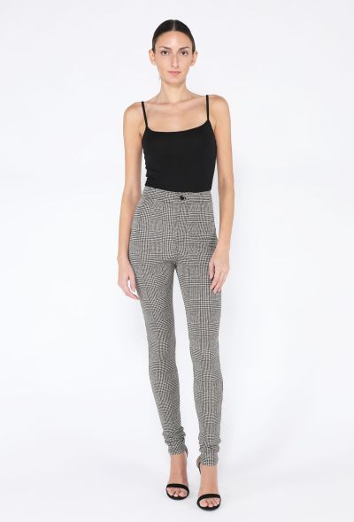 Saint Laurent S/S 2022 Herringbone Stretch Leggings - 1