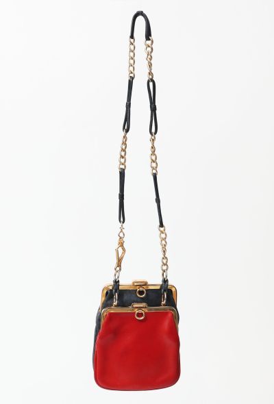                                         '70s Double-Pouch Chainlink Bag -1