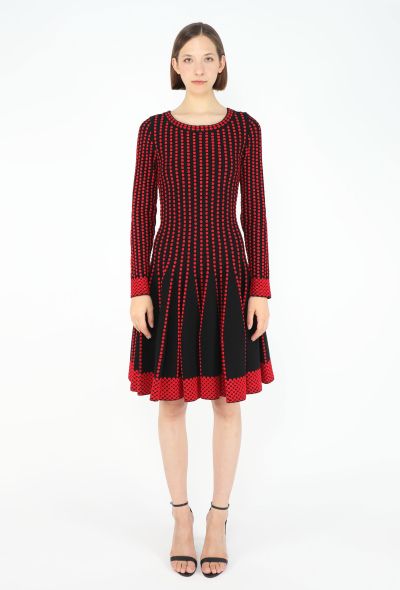 Alaïa F/W 2014 Dotted Skater Dress - 1