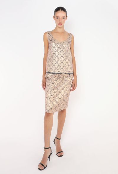 Prada S/S 2002 Brocade Skirt Ensemble - 1 Prada S/S 2002 Brocade Skirt Ensemble - 1