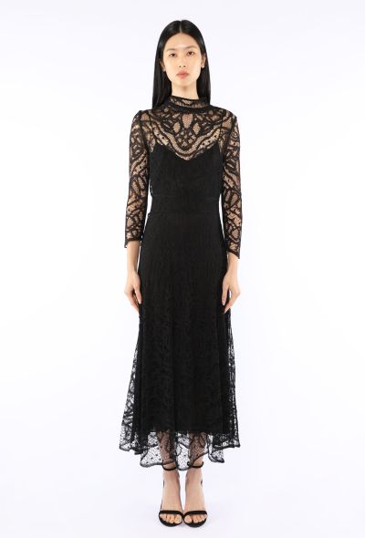 Dior Silk Lace Sheath Dress - 1