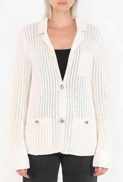 Chanel La Pausa Open-Knit Cardigan, Resort 2019 - 1