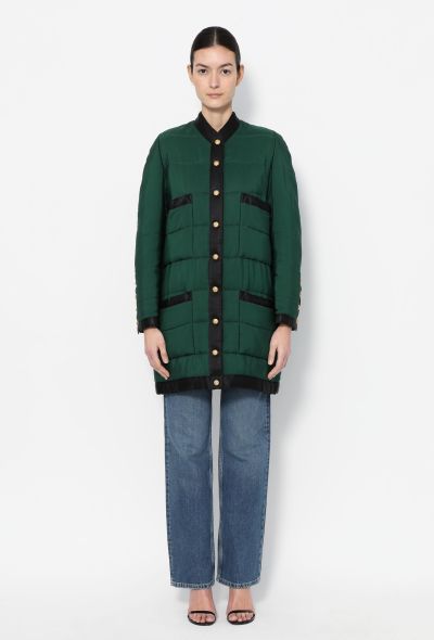 Chanel COLLECTOR F/W 1990 'CC' Quilted Puffer Coat - 1