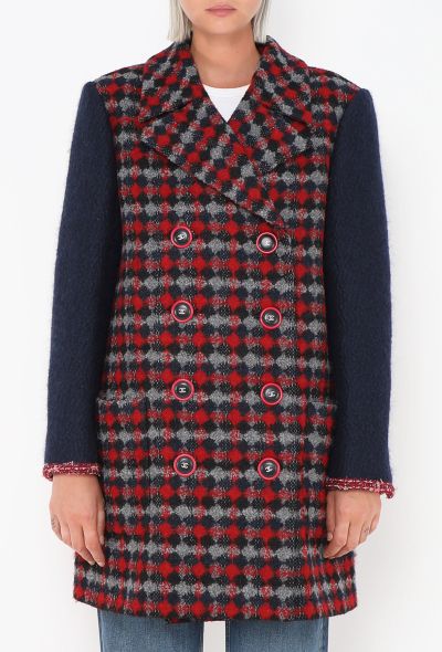 Chanel 2017 Argyle 'CC' Peacoat - 2
