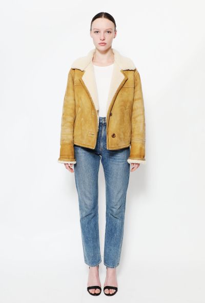                                         2020 Suede Shearling Jacket-1