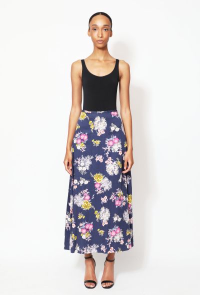                            Floral Print Maxi Skirt - 1