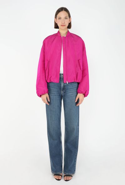 Valentino S/S 2022 Silk Faille Bomber Jacket - 1