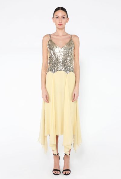 '70s Jean Patou Sequin Chiffon Ensemble - 2