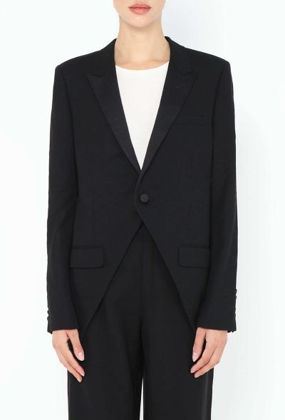 Saint Laurent F/W 2013 Cutaway Smoking Blazer - 1 Saint Laurent F/W 2013 Cutaway Smoking Blazer - 1