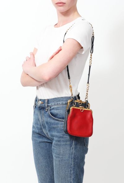                                         '70s Double-Pouch Chainlink Bag -2