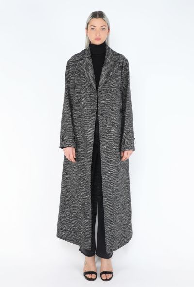 Céline 2018 Tailored Chevron Coat - 2